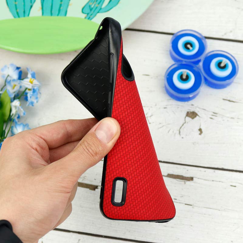 قاب حصیری Xiaomi Mi A3 قرمز سری B