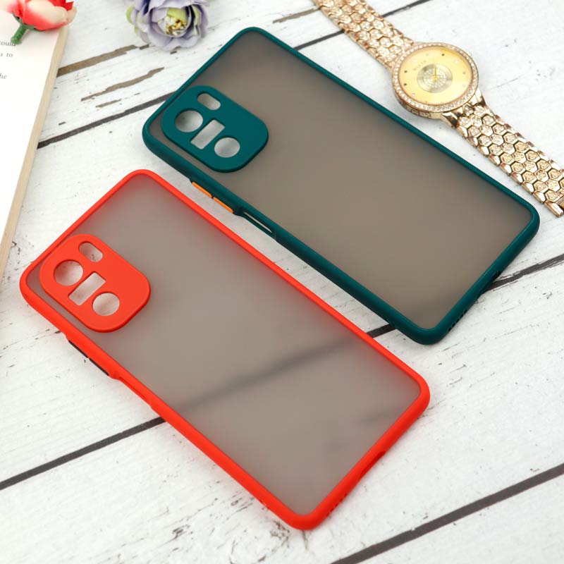 قاب PC مات محافظ لنز دار Xiaomi Poco F3