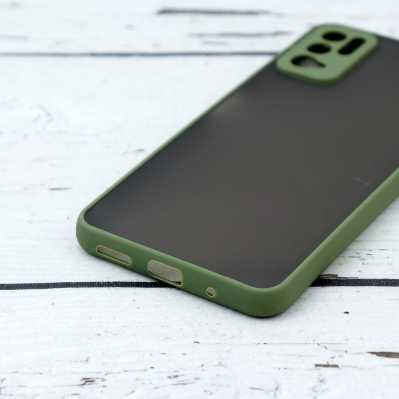 قاب PC مات محافظ لنز دار Xiaomi Poco M3 Pro