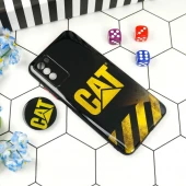قاب PC محافظ لنز دار طرح CAT + پاپ سوکت Xiaomi Poco M3
