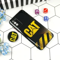 قاب PC محافظ لنز دار طرح CAT + پاپ سوکت Xiaomi Poco M3