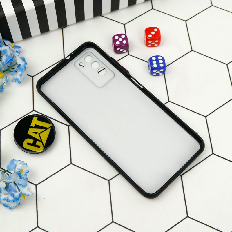 قاب PC محافظ لنز دار طرح CAT + پاپ سوکت Xiaomi Poco M3