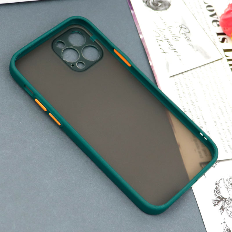 قاب PC مات محافظ لنز دار iPhone 12 Pro