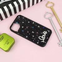 قاب PC ماربل طرح Love آیفون iPhone 13