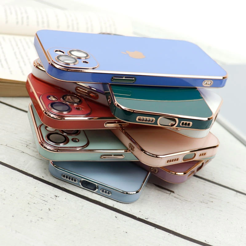 قاب محافظ لنزدار My Case پشت گلسی iPhone 13 رنگی