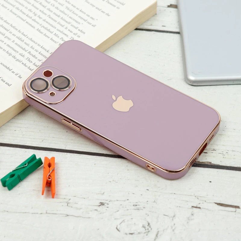 قاب محافظ لنزدار My Case پشت گلسی iPhone 13 رنگی