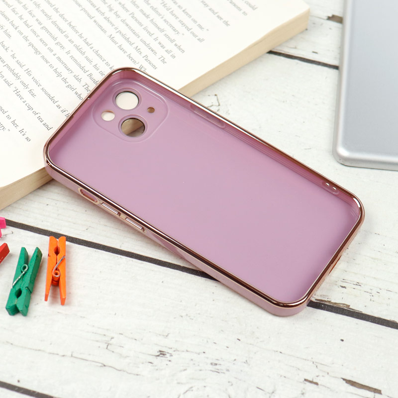 قاب محافظ لنزدار My Case پشت گلسی iPhone 13 رنگی