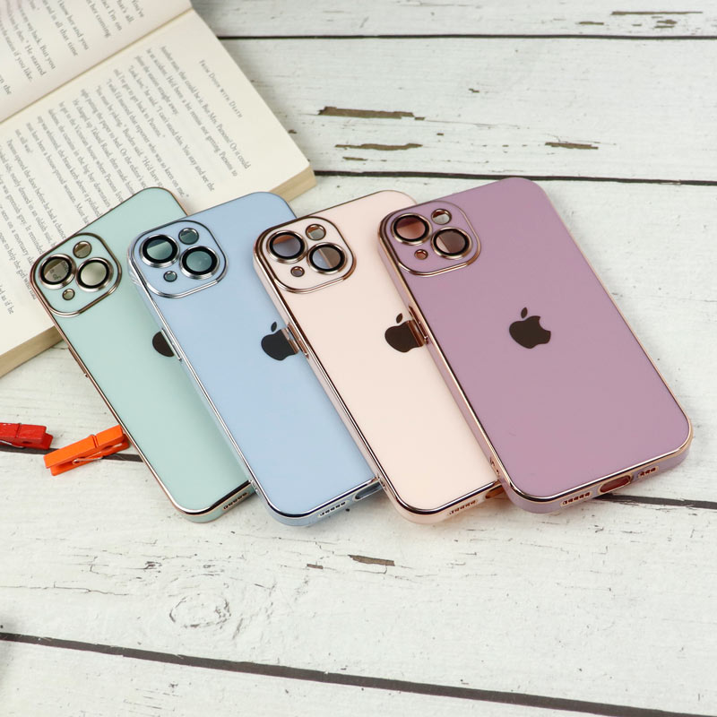 قاب محافظ لنزدار My Case پشت گلسی iPhone 13 رنگی
