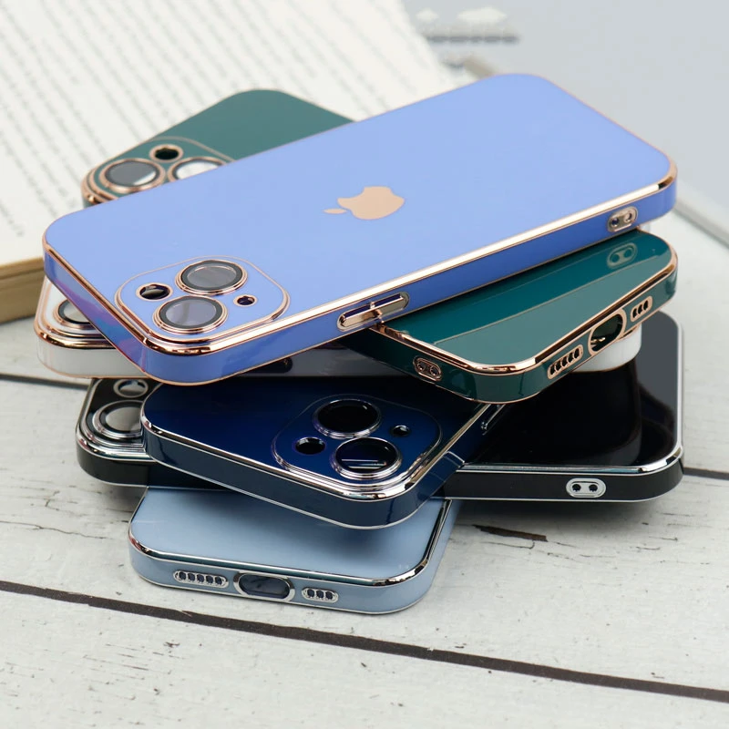 قاب محافظ لنزدار My Case پشت گلسی iPhone 13 رنگی