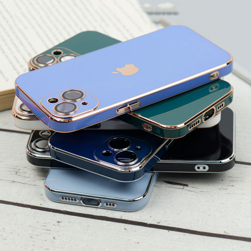 قاب محافظ لنزدار My Case پشت گلسی iPhone 13 رنگی