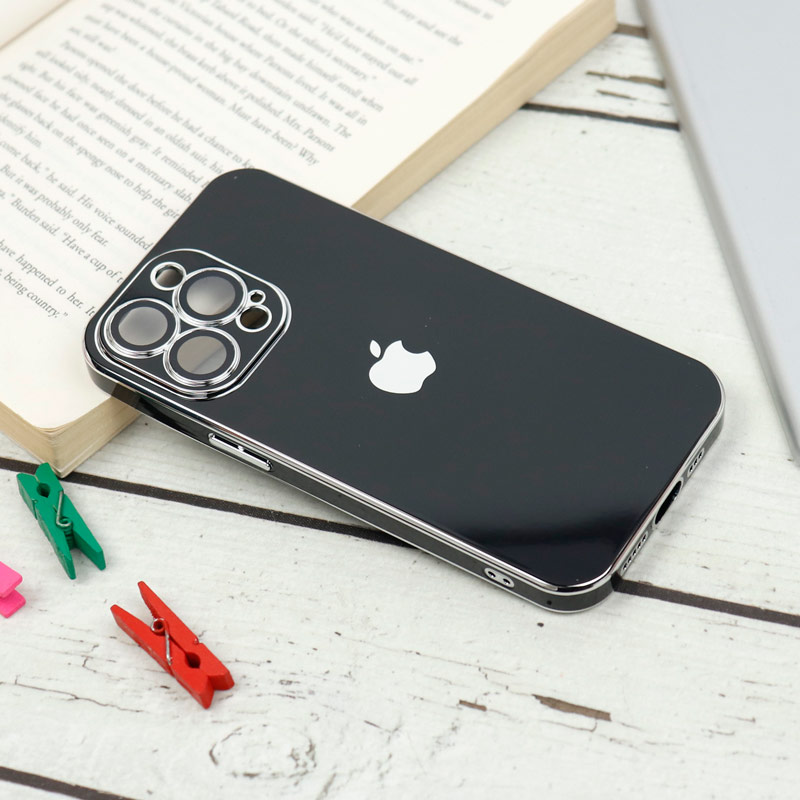 قاب محافظ لنزدار My Case پشت گلسی iPhone 13 Pro رنگی