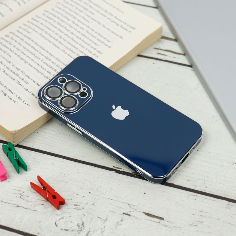 قاب محافظ لنزدار My Case پشت گلسی iPhone 13 Pro رنگی