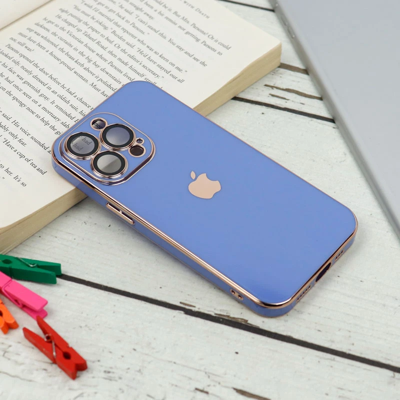قاب محافظ لنزدار My Case پشت گلسی iPhone 13 Pro رنگی