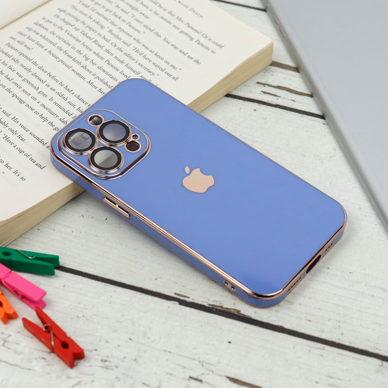 قاب محافظ لنزدار My Case پشت گلسی iPhone 13 Pro رنگی