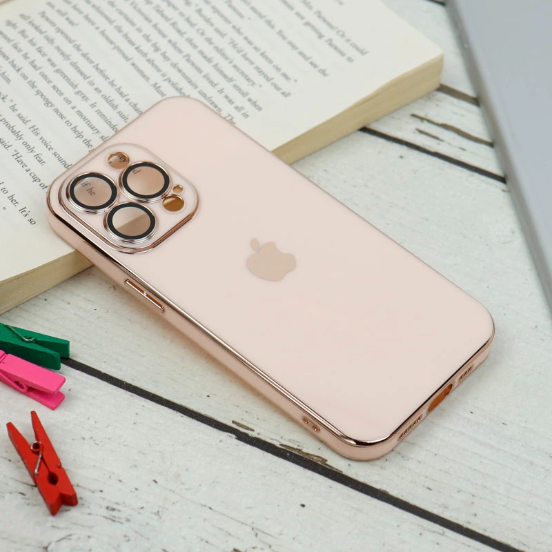 قاب محافظ لنزدار My Case پشت گلسی iPhone 13 Pro رنگی