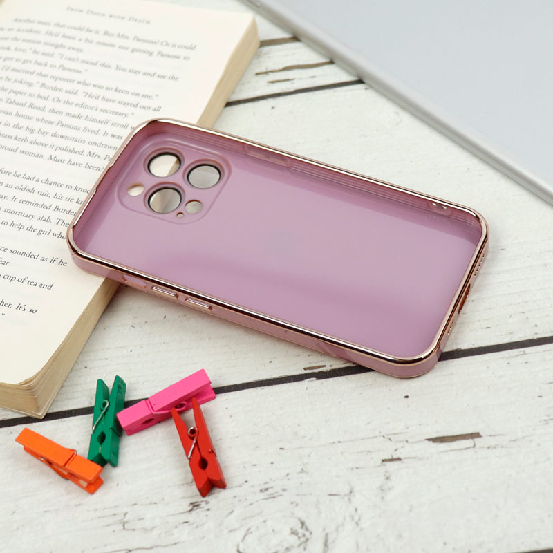 قاب محافظ لنزدار My Case پشت گلسی iPhone 13 Pro رنگی