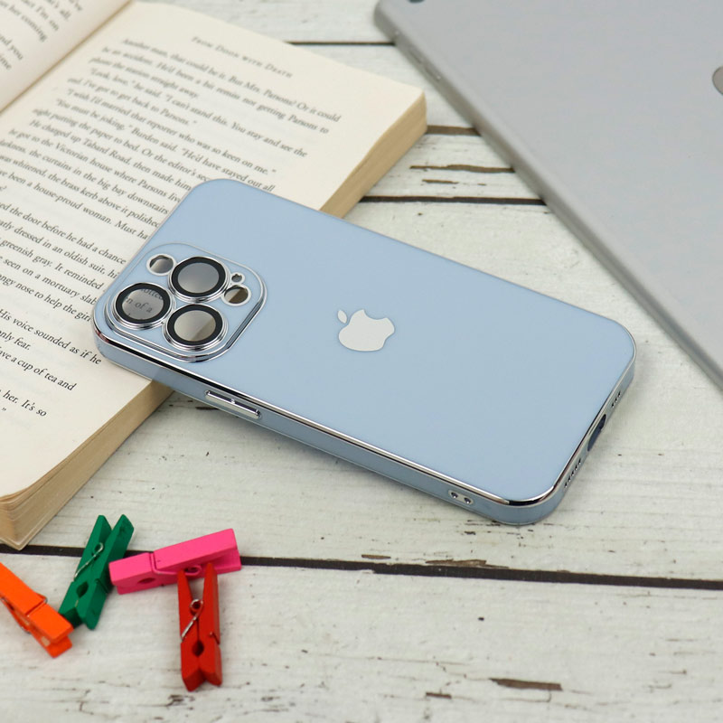 قاب محافظ لنزدار My Case پشت گلسی iPhone 13 Pro رنگی