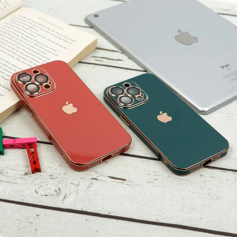 قاب محافظ لنزدار My Case پشت گلسی iPhone 13 Pro رنگی