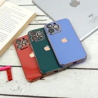 قاب محافظ لنزدار My Case پشت گلسی iPhone 13 Pro رنگی
