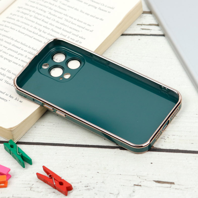 قاب محافظ لنزدار My Case پشت گلسی iPhone 13 Pro رنگی