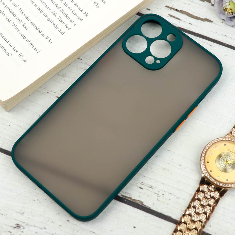 قاب PC مات محافظ لنز دار iPhone 13 Pro Max