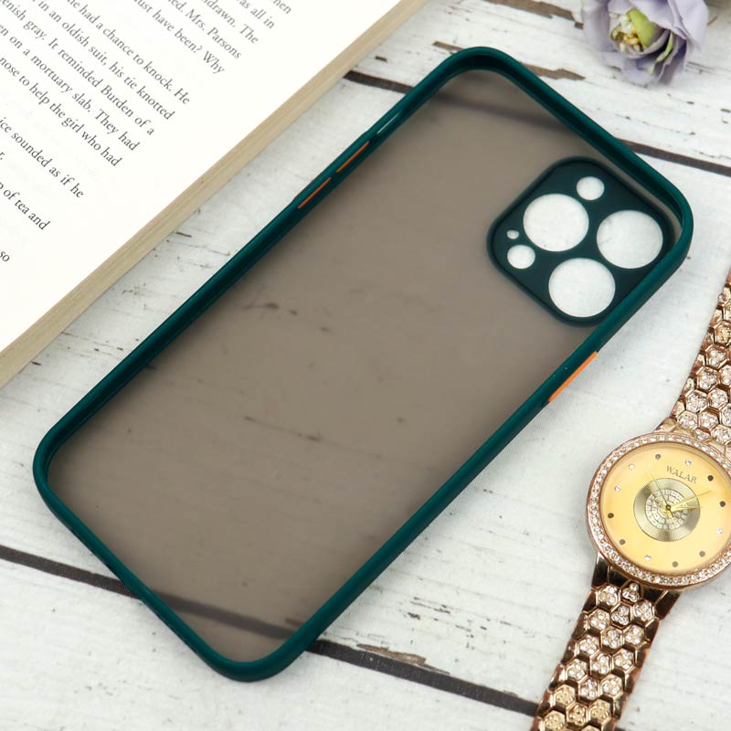 قاب PC مات محافظ لنز دار iPhone 13 Pro Max