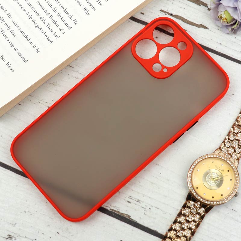 قاب PC مات محافظ لنز دار iPhone 13 Pro Max
