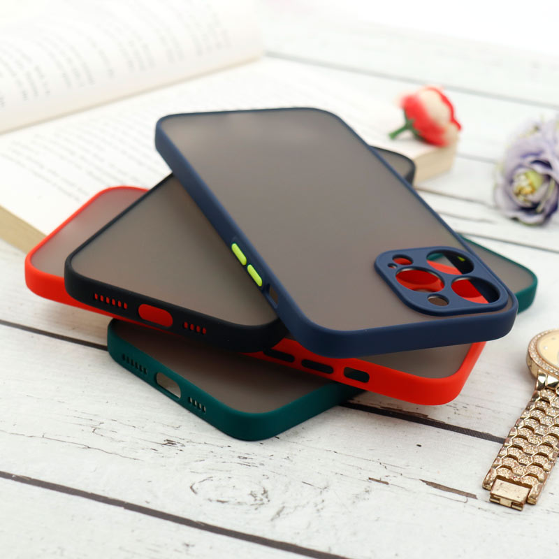 قاب PC مات محافظ لنز دار iPhone 13 Pro Max