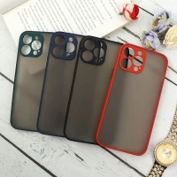 قاب PC مات محافظ لنز دار iPhone 13 Pro Max