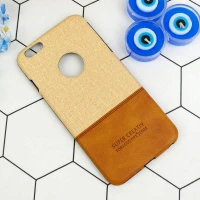 قاب دوتکه چرمی iPhone 6 Plus / 6s Plus زرد