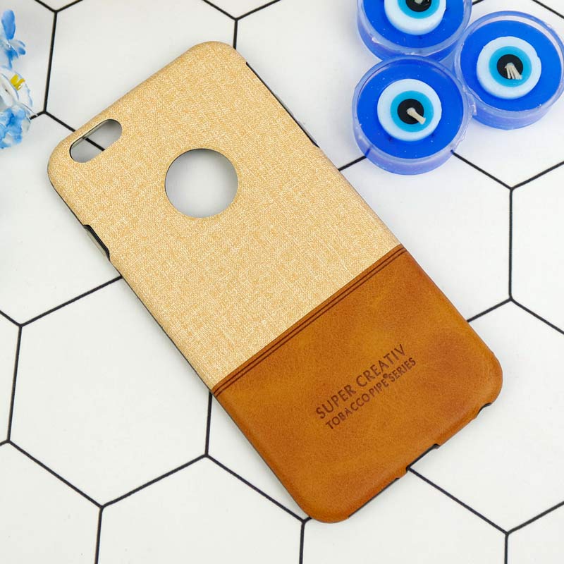 قاب دوتکه چرمی iPhone 6 Plus / 6s Plus زرد