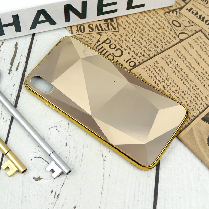 قاب ژله ای الماسی iPhone XS Max طلایی