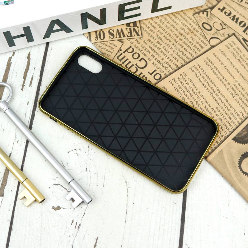 قاب ژله ای الماسی iPhone XS Max طلایی