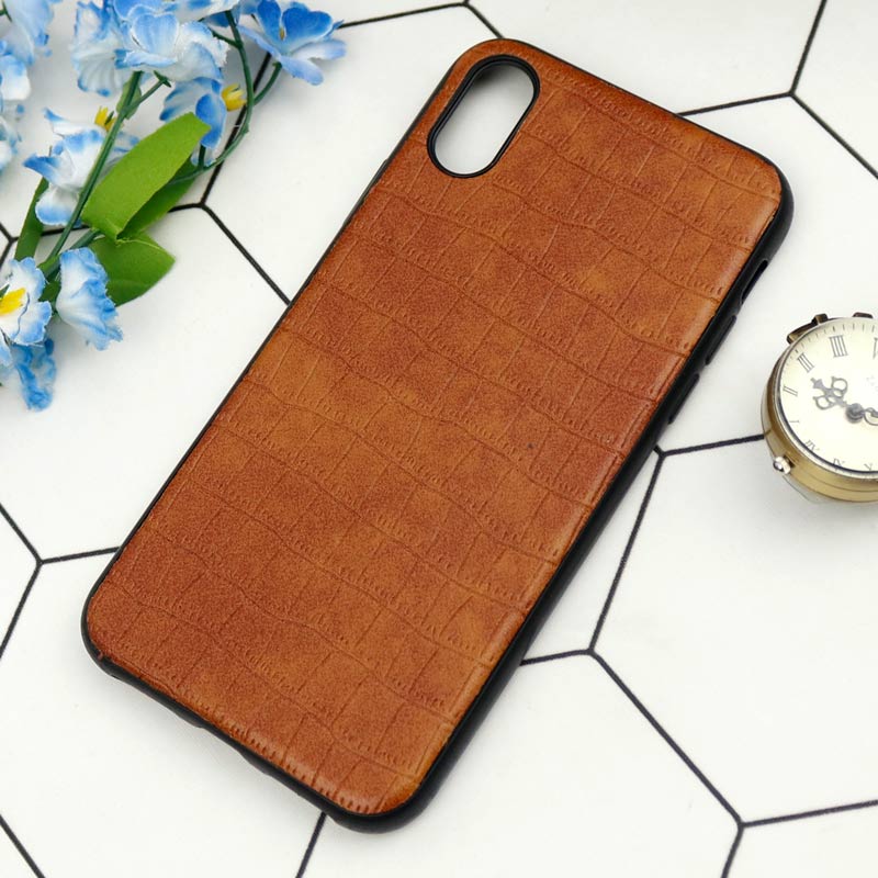 قاب چرمی کروکودیل iPhone X/XS