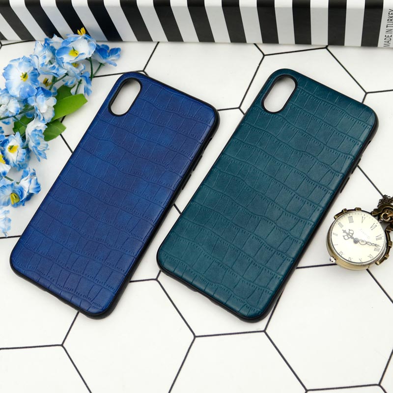 قاب چرمی کروکودیل iPhone X/XS