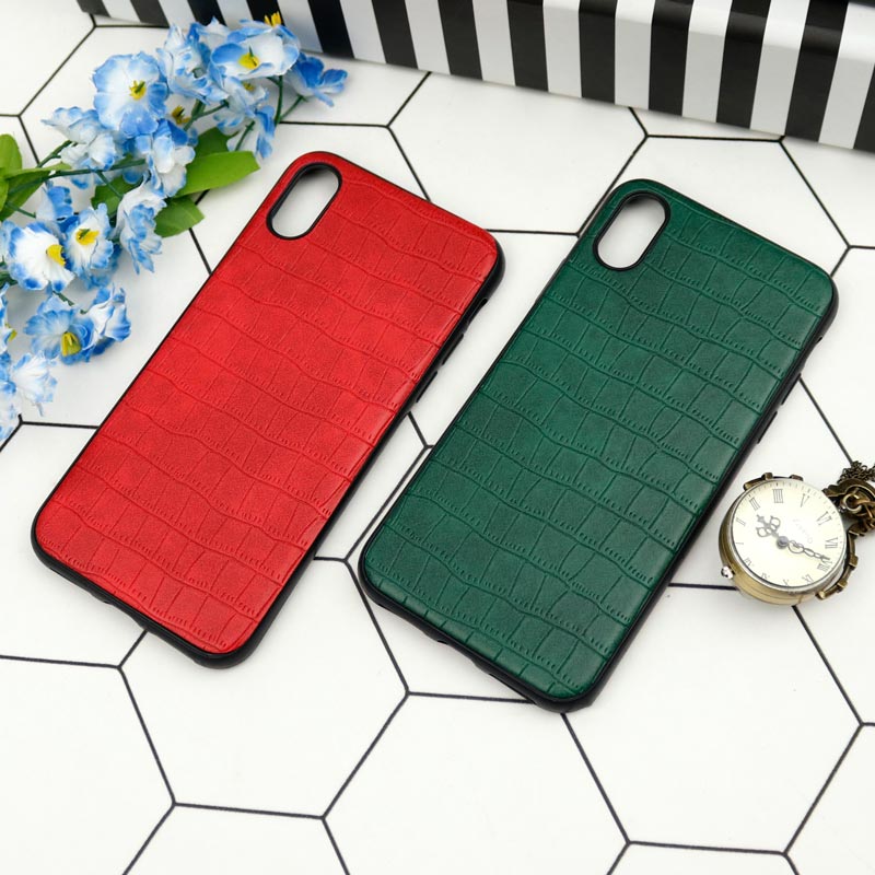 قاب چرمی کروکودیل iPhone X/XS