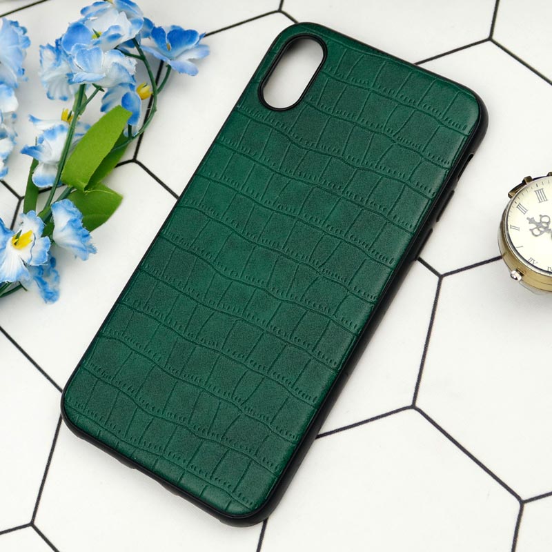 قاب چرمی کروکودیل iPhone X/XS