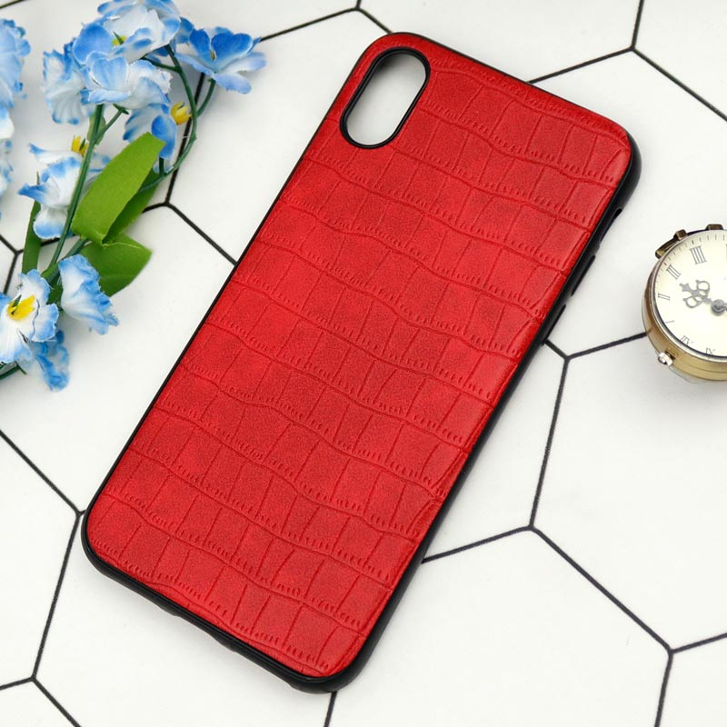قاب چرمی کروکودیل iPhone X/XS