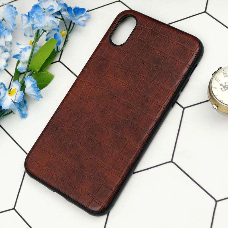 قاب چرمی کروکودیل iPhone X/XS