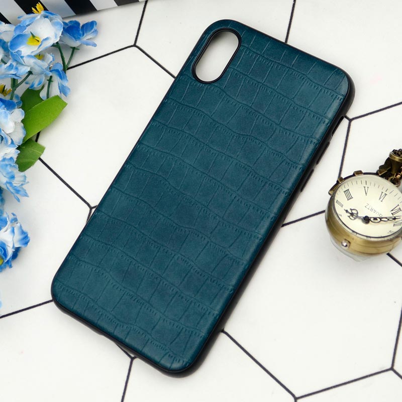 قاب چرمی کروکودیل iPhone X/XS