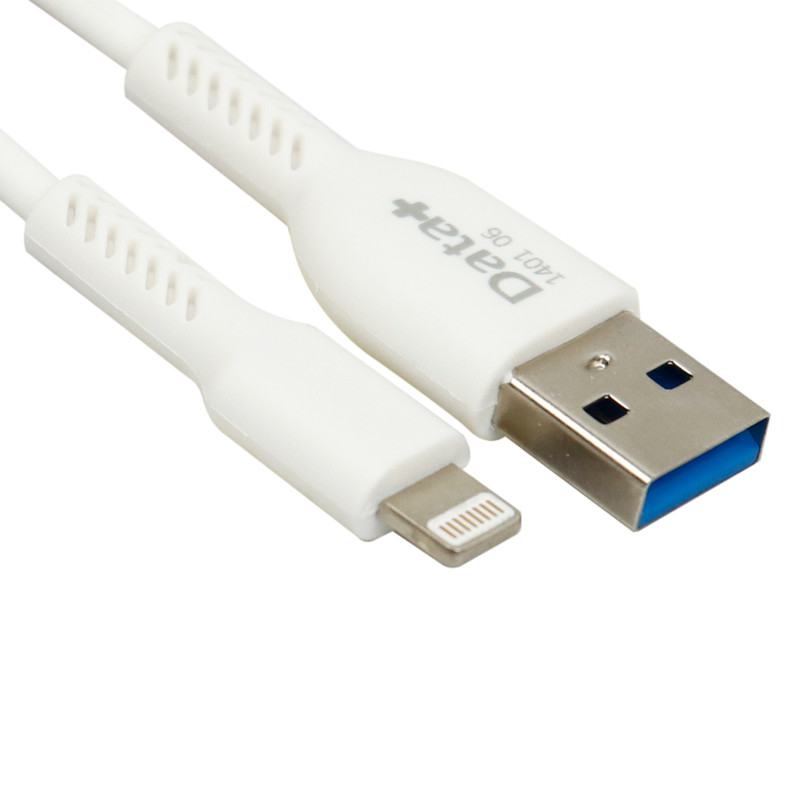 کابل آیفونی فست شارژ Data+ DP 02 2.4A 1m