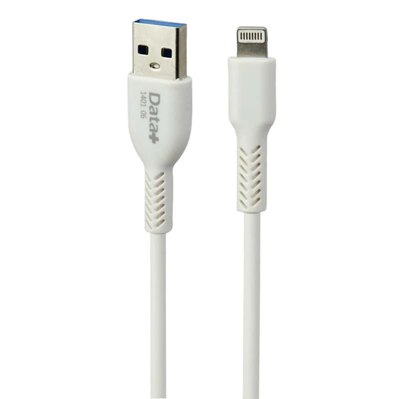 کابل لایتنینگ فست شارژ 2.4 آمپر دیتا پلاس DP 02 طول 1 متر