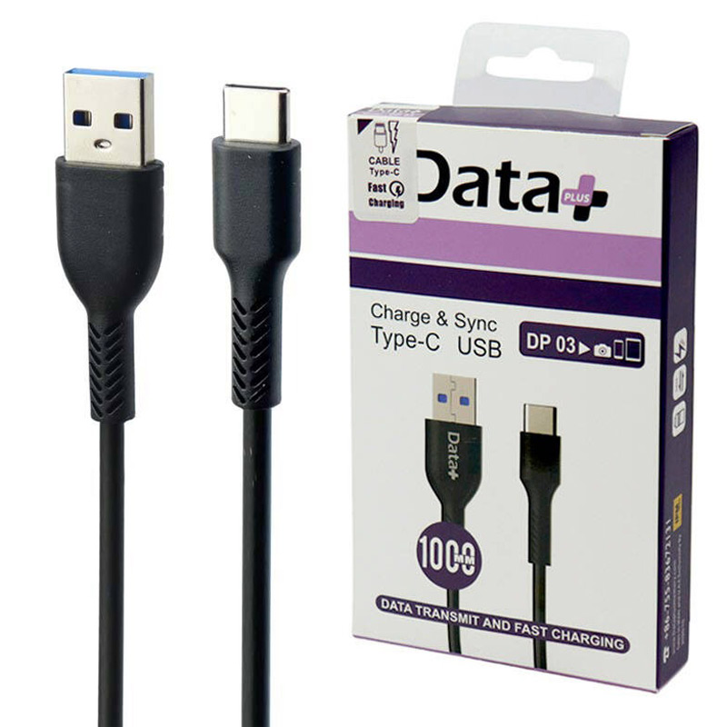 کابل تایپ سی فست شارژ Data+ DP 03 2.4A 1m