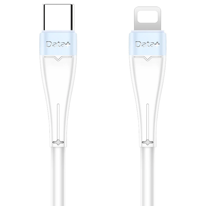 کابل تایپ سی به لایتنینگ فست شارژ 30 وات دیتا پلاس DP 32 طول 1 متر