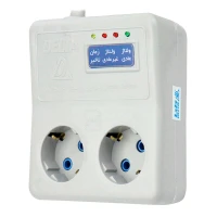 محافظ برق یخچال و فریزر 2 خانه ارت دار دلتا با کابل 1٫8 متری Delta D105
