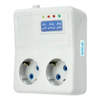 محافظ برق یخچال و فریزر 2 خانه ارت دار دلتا با کابل 3 متری Delta D105
