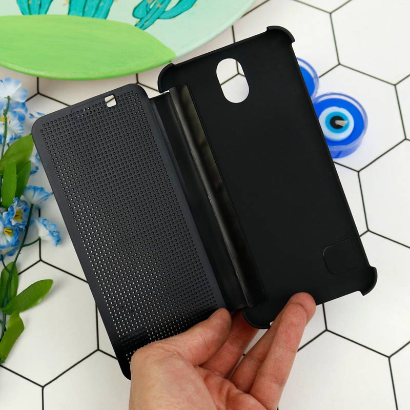 کیف هوشمند Dot View اچ تی سی HTC Desire 620 مشکی