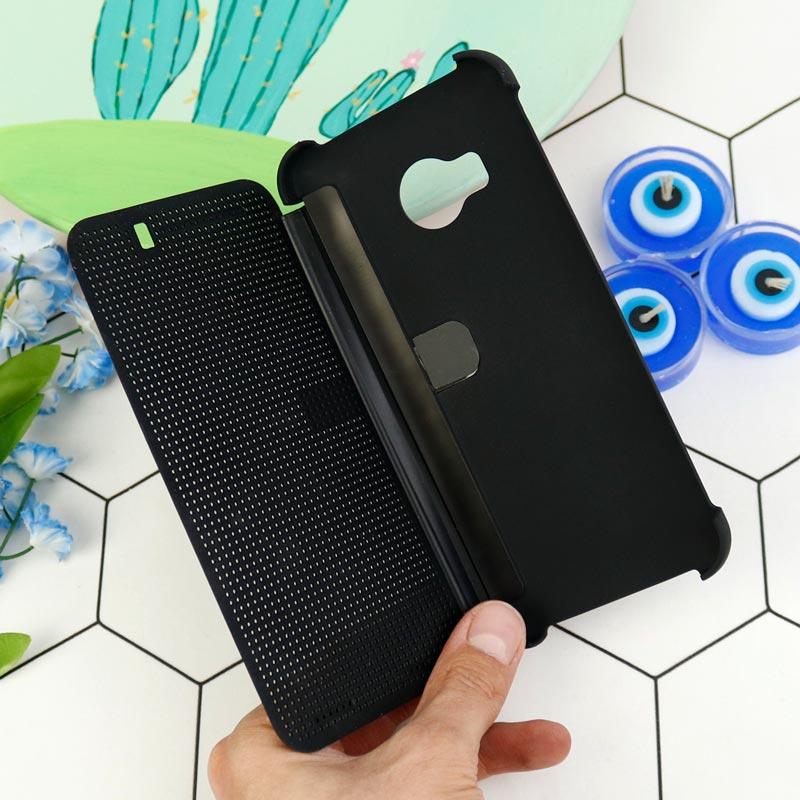 کیف هوشمند Dot View اچ تی سی HTC One ME مشکی