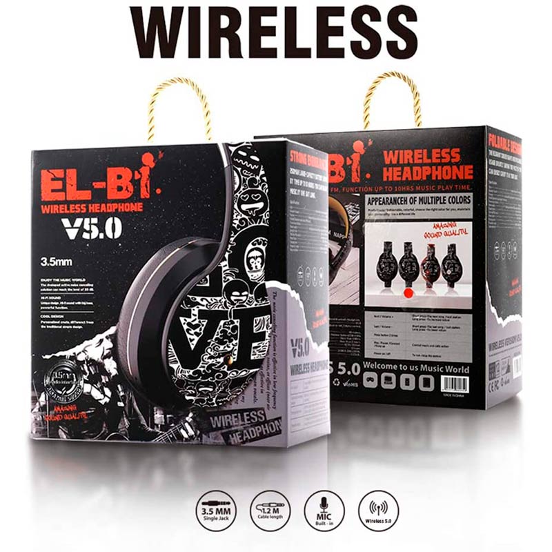 هدفون بلوتوثی رم خور EL-B1