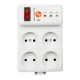 محافظ برق یخچال و فریزر 4 خانه الکتروفاز با کابل 5 متری Electrofaz 4001